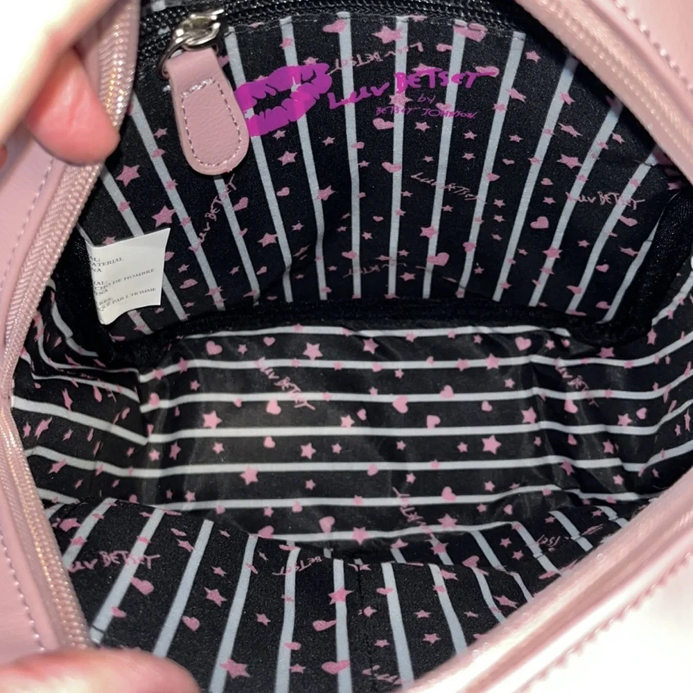 Backpack - Adorable Mauve Backpack by Betsy Johnson, New with Tags